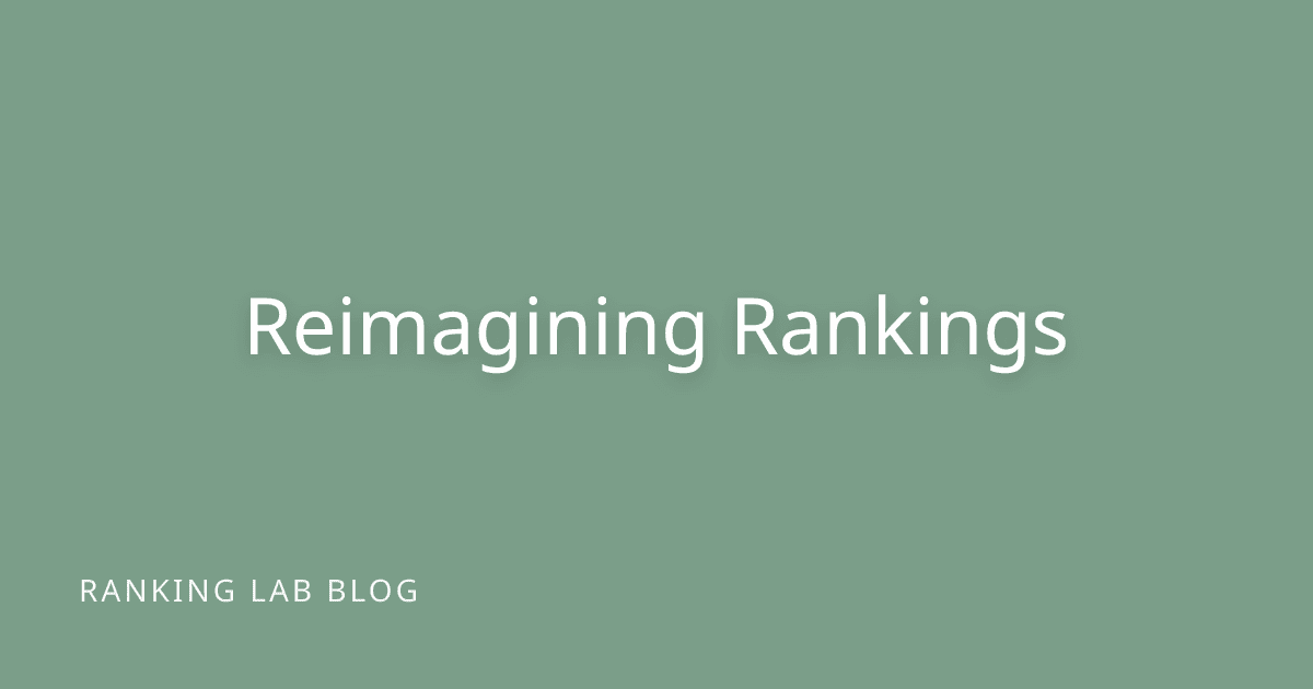 RankingLab: Realigning My Cognitive Coordinates in the Age of Algorithms