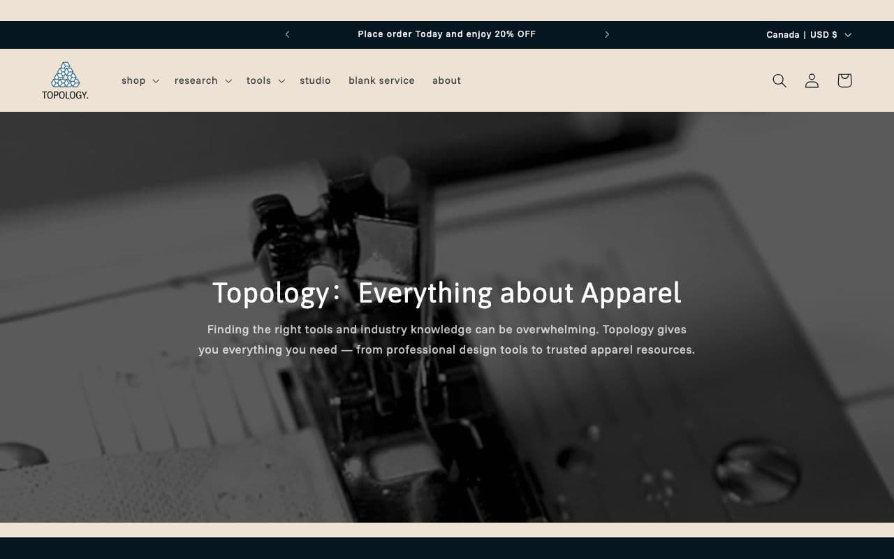 Topology Clothing Preview